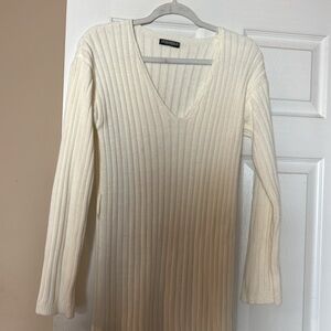 FASHIONKILLA LONG SLEEVE SWEATER DRESS